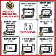 【Android Player Casing】9/10 inch Honda Accord/ Crv/ Brv/ Hrv/ Jazz/ Civic/ City Car Audio Player Casing