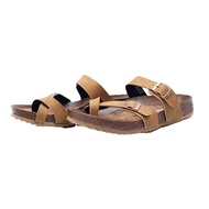 XES Premium Ladies LM61026 Athletic Sandal ( Khaki / Navy )