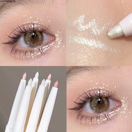 HISYI ปากกาอายแชโดว์ Pure Silkworm Lying Pen Matte Pearlescent Brightening Fine Flash Eye Shadow Hig