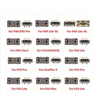 2pcs/lot FPC Connector Battery Holder Clip Contact For HuaWei P10 P20 P30 P40 Lite E Pro Plus On Main Board Flex Cable Parts