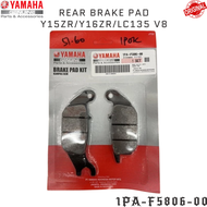 YAMAHA Y15ZR Y16ZR LC135 V8 FI Rear Brake Pad 1PA-F5806-00 Brake Pad Belakang FZ150I 100% ORIGINAL