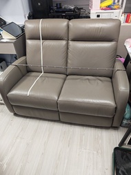 KUKA 雙人電動真皮沙發
