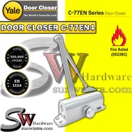 [Original] YALE Surface Mounted Heavy Duty Fire Rated Door Closer C-77EN4 (Non-Hold Open) Fire Rated