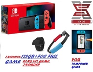 NINTENDO SWITCH V2 JAILBREAK SX CORE FREE GAME WITH TEMPERED GLASS + RING COMBO BUNDLE