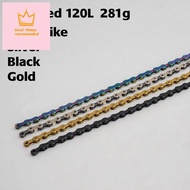 ZRACE Bike Chain 8 9 10 11 12 Speed MTB Mountain Road Bicycle,114/120/126L