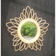 Rattan Mirror aesthetic Mirror aesthetic Mirror Wall Mirror