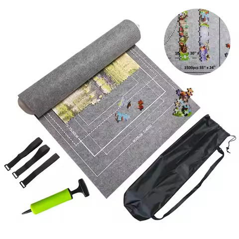 Puzzles Pad Jigsaw Roll Felt Mat Playmat Puzzles Blanket For Up To 1500 Pcs Puzzle Accessories New P
