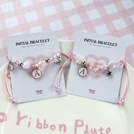 Butterfly Letter Couple Bracelet | Star Charm Initial Bracelet | Request Letter Bracelet | Initial C