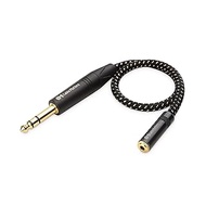 Cable Matters 6.35mm to 3.5mm Headphone Adapter Cable 1 ft, (1/4 Male to 1/8 Female, 3.5mm to 1/4 Ad