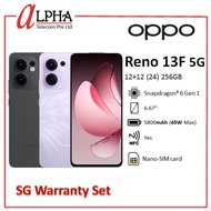 OPPO Reno 13F 5G 12/256GB *** Singapore Warranty *** With Free Gift
