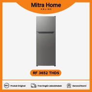 MODENA Refrigerator Kulkas 2 Pintu - RF 3652 THDS 365 L