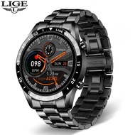 Practical Lige 2024 smart watch men full circle touch screen Bluetooth call men smartwatch waterproo