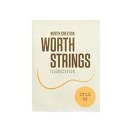 【Worth Strings】CT-LG Clear Flowo Carbon String Set (for Low-G Tenor Ukulele)