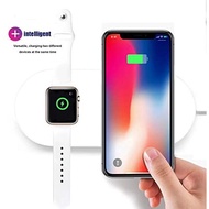 Mini AirPower Fast Wireless Charger, 2 in 1 Qi Fast Wireless Charger