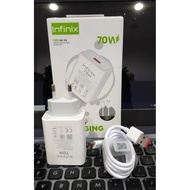 [F] Original Infinix gaming 70Wat Charger usb to type C Super fast Charging/ Infinix 70Wat Quick cha