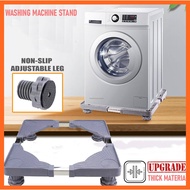 FRIDGE WASHING MACHINE STAND Pad Alas Peti Sejuk 4 Kaki Elak Tergelincir Boleh Laras Ikut Saiz Peti Ais