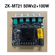 ZK-MT21 TDA7498E 160Wx2+220W+12V ลำฟโพงบูลทูธ ขยายเสียงโมดูลขยายเสียงซับวูฟเฟอร์ดิจิทัล บลูทูธ 2.1 ช
