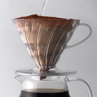 [TBS] Dripper V60 Coffee Filter Coffee Filter V60 Cone Coffee Dripper - Transparent