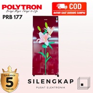 KULKAS 1 PINTU POLYTRON PRB 177 MOTIF GARANSI