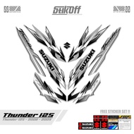 STRIPING THUNDER 125 / MTF 5 / 2008 2009 / STICKER / STICKER / STOCK DECAL / MOTORCYCLE / STICKOFF
