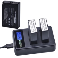 LP-E17 Baeries and Dual B Charger for Canon Rebel T6i, T7i, T8i, T6s, SL2, SL3, EOS RP, M3, M5, M6, 200D, 77D, 750D, 800