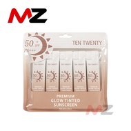 Ten Twenty 50+SPF PA+++ Premium Glow Tinted Sunscreen 4mlx20pcs