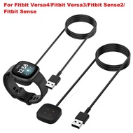 USB Charging Dock Charger For Fitbit Versa 4/Versa 3 Smart Watch Fast Charging Cable Magnetic Cradle
