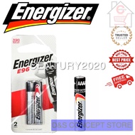 ENERGIZER AAAA Battery Max Powerseal AAAA Alkaline E96 Batteries 2pcs per card