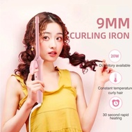 9MM Hair Curler Fast Heating Small Power Portable Curling Iron Retro Curly Hair