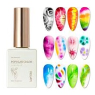 Clear Blooming Gel, UV LED Soak Off Nail Art Polish For Spreading Effect, Marble Nail Polish Gel Pai