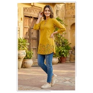 Fabric:Rayon Short Kurtis..,
