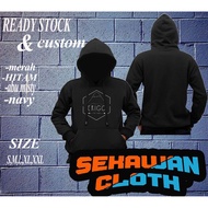 ERIGO BLACK HOODIE JACKET
