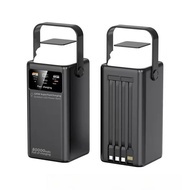 40000mAH Powerbank Fast Charging Powerbank Large Capacity Camping Powerbank LED Light4 Outputs 120W 