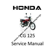 Honda CG125 CG 125 1976 - 1994 Service Manual (Haynes Manual Included)