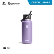 HYDRO FLASK WIDE MOUTH WITH FLEX STRAW CAP 32 OZ กระติกน้ำสูญญากาศ รุ่น 32 OZ เก็บอุณหภูมิ เก็บความร