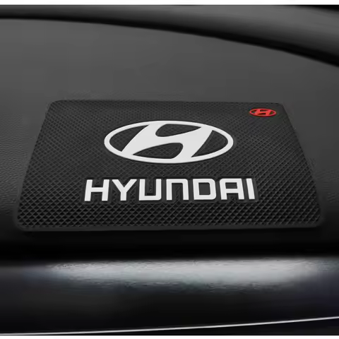 Car Dashboard Non-slip Mat Phone Key Storage Pad Car Accessories For Hyundai Genesis N-LINE I10 I20 