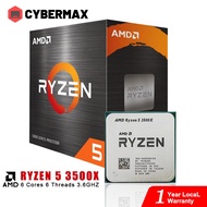AMD Ryzen 5 3500X Desktop Processor Tray Type 3.6 Ghz 6 Core 6 Threads 7Nm 65W Socket AM4 CPU