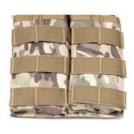 Tactical Vest Magazine Pouch MOLLE Three-Row M4AK Magazine Bag JPC Single Double Three-Row 5.56 Wais
