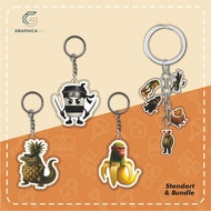 GANTUNGAN Anomali Acrylic Keychain | Cute characterKeychain