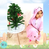 [Ready Instocks] Cotton Pink Pig Farm Animals Thin Short Sleeves Cute Costume Onesies Romper for Kid