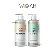 (ฉลากไทย/แท้) CHANGEWAY 3+ Perming Shampoo / Nourishing conditioner 728 ml. แชมพูเคราติน 3+ ครีมนวดเ
