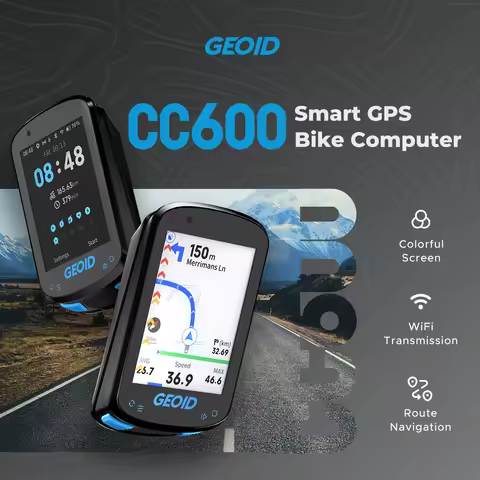 Geoid Cc600 Bicycle Navigation Computer Color Screen Smart Gps Wireless Speedometer Multilingual Cyc
