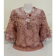 Free Size Lace Shirt Bust 38-40-42 Inches And Chest 44-46-48 With A Soft Fabric Bra n