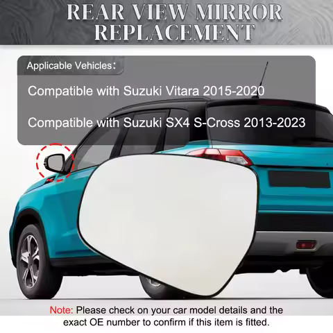 8474061M00000 8473061M00000 Heated Car Rearview Mirror Glass for Suzuki SX4 S-Cross 2013-2023