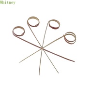 WHITNEY Cocktail Skewer Cocktail Snacks Scissor Shaped Bamboo Disposable Decorative Ring Toothpick