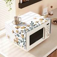 Microwave Oven Dust Cover Cloth Oil-Proof Cover Oven Cover Towel Waterproof Microwave Oven Cover Universal