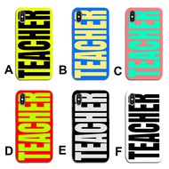 [ CS054 ] TEACHER Hard Phone Case for OPPO RENO 3 4 5 A15 A53 2020 4G 5G
