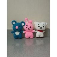 Cute BT21 crochet characters