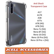 Jcell Oppo Reno 10 Pro + Reno 10 Pro Reno 10 Reno 8T Reno 7z A78 Phone Compatible Anti Shock Case
