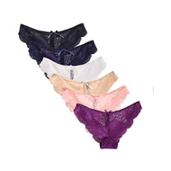 Women's Low Waist Transparent Floral Panties Sexy Lace Briefs Underwear C0700